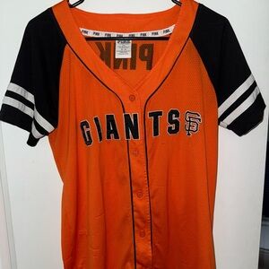 PINK Victoria's Secret San Francisco Giants Jersey Top